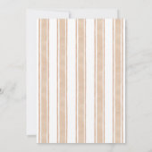 愛らしいテディベアベビーシャワー招待状 招待状 (裏面)