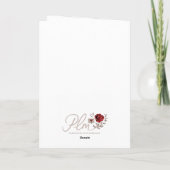 愛らしいテディベアラブグリーティングカード カード (裏面)