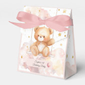 愛らしいテディベア1歳の誕生日 フェイバーボックス (正面サイド)