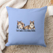 愛らしいテーマを有するCaT装飾用クッションデザイン クッション (ブランケット)