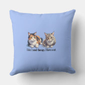 愛らしいテーマを有するCaT装飾用クッションデザイン クッション (裏面)