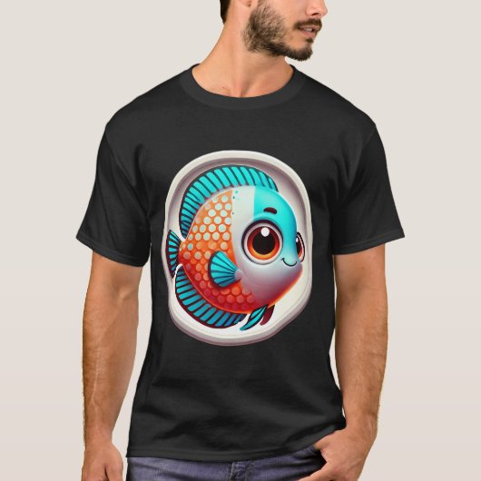 愛らしいディスカス Tシャツ (正面)
