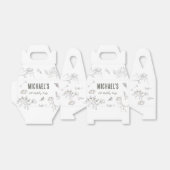 愛らしいディノディグ誕生日 フェイバーボックス (折り畳みなし)