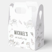 愛らしいディノディグ誕生日 フェイバーボックス (オープン)