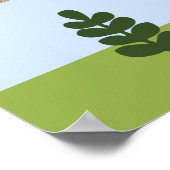 愛らしいディノ/恐竜の赤ちゃんシャワーのポスター/バナー ポスター (角)