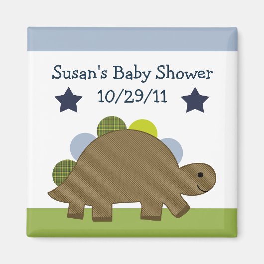 愛らしいディノ/恐竜マグネット/キープサケ/パーティーの好意 マグネット (正面)