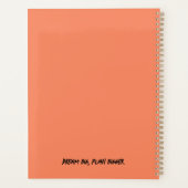 愛らしいデイジー パターン（の模様が）ある | 年パーソナライズされた文字 プランナー手帳 (裏面)