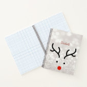 愛らしいトナカイ顔,《写真》ぼけ味 ノートブック (内部)