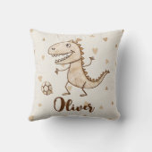 愛らしいトレックス遊のサッカー クッション (裏面)