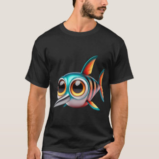愛らしいナイフフィッシュ Tシャツ
