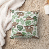 愛らしいナマケモノ装飾用クッション クッション (ブランケット)