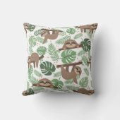 愛らしいナマケモノ装飾用クッション クッション (裏面)