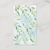 愛らしいナマケモノ赤ちゃんシャワーおむつラッフルチケット エンクロージャーカード (裏面)