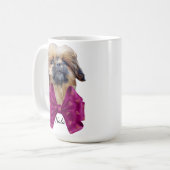 愛らしいナラ シーツゥー 子犬  コーヒーマグカップ (正面左)