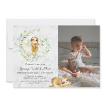 愛らしいナース誕生日パーティーの招待状