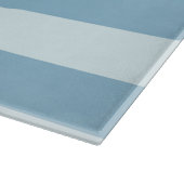 愛らしいネイティブアンカー ライトブルーのストライプ カッティングボード (角)