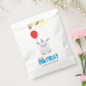 愛らしいネズミの子どもの誕生日パーティー フェイバーバッグ (封をした状態)