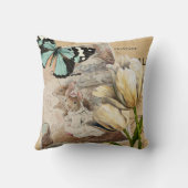 愛らしいネズミ、農家、フローラ子供と子供部屋 クッション (裏面)