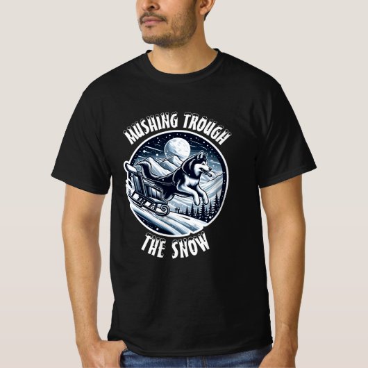 愛らしいハスキーライフTシャツ:完璧な贈り物 Tシャツ (正面)