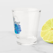愛らしいハッピードルフィンズアニメイラストレーション ショットグラス (右)
