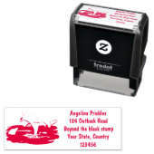 愛らしいハッピードルフィンズアニメイラストレーション セルフインキングスタンプ (インサイチュ)