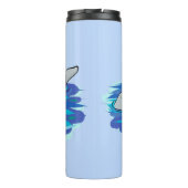 愛らしいハッピードルフィンズアニメイラストレーション タンブラー (裏面)