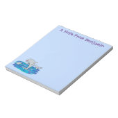 愛らしいハッピードルフィンズアニメイラストレーション ノートパッド (回転)