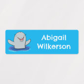 愛らしいハッピーポルノパーソナライズされた漫画 ラベル (デザイン2)