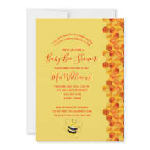愛らしいハニービーをテーマにした赤ちゃんシャワー