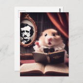 愛らしいハムスター・ポー俳優 ポストカード (正面/裏面)