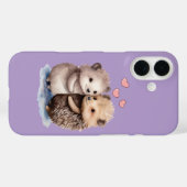 愛らしいハリネズミ Case-Mate iPhoneケース (裏面 (横))