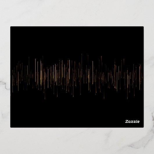 愛らしいハロウィーンベビー 箔招待状ポストカード (裏面)