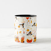 愛らしいハロウィーン ツートーンマグカップ (中央)