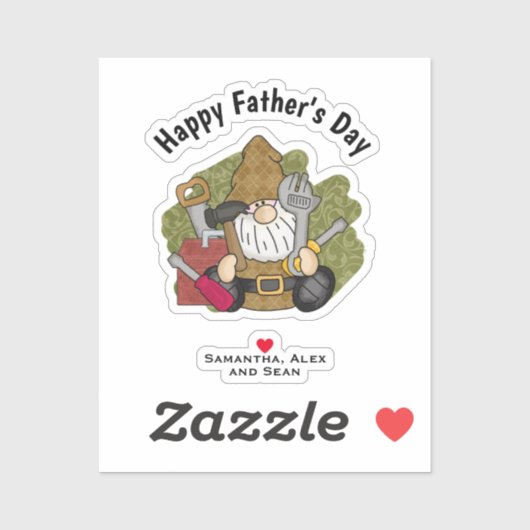 愛らしいハンディマン&カーペンターガーデン格言 シール (シート)