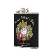 愛らしいハンディマン&カーペンターガーデン格言 フラスク (左)