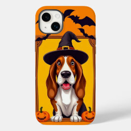 愛らしいバセットハウンドのハロウィン 🎃🐾 スプーキーでかわいい Case-Mate iPhone 14 PLUSケース