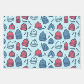 愛らしいバックパック美学 ラッピングペーパーシート (正面3)