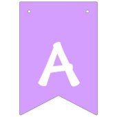 愛らしいバニーをテーマにした誕生日 バンティングフラッグ (第3の旗)