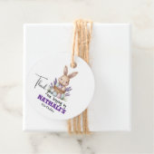 愛らしいバニーをテーマにした誕生日 フェイバータグ (インサイチュ)