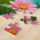 愛らしいバニーカラフル春草原 ジグソーパズル (側面)