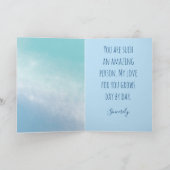 愛らしいバニーバレンタインデー シーズンカード (内部)