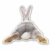 愛らしいバニーラビットお尻テール シール (正面)