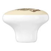 愛らしいバニー写真動物パン大ハート セラミックノブ (側面)