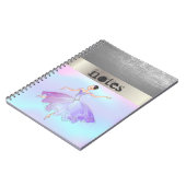 愛らしいバレリスタイリッシュナホログラフィック ノートブック (左側)