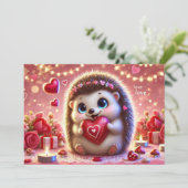 愛らしいバレンタインデーのカード シーズンカード (スタンド正面)