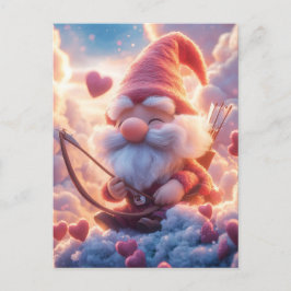 愛らしいバレンタインデー格言（弓と矢） ポストカード