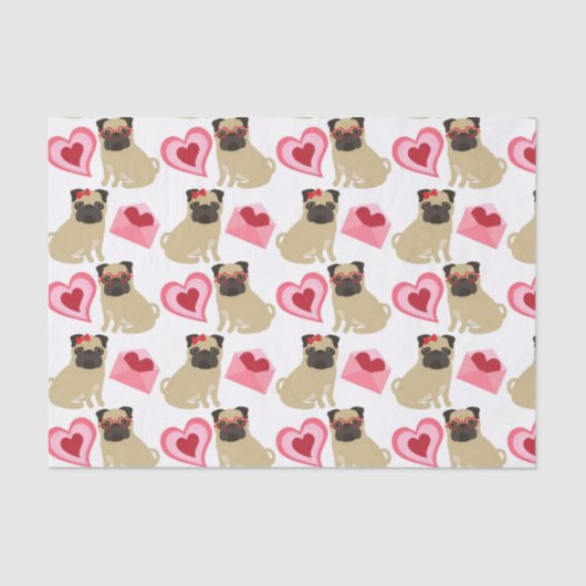 愛らしいバレンタインデー 薄葉紙 (正面)