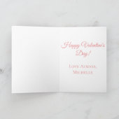 愛らしいバレンタインベア シーズンカード (内部)