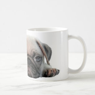 愛らしいパグの子犬 コーヒーマグカップ