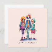 愛らしいパステルゾンビトリオ – かわいいハロウィーン (正面/裏面)